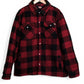 red and black Dickies flannel jacket