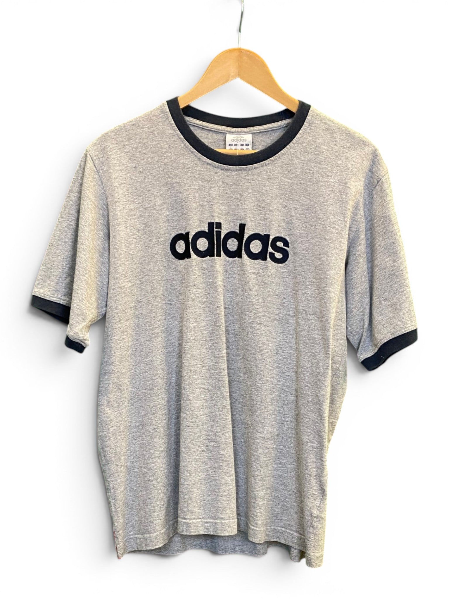 Adidas 2000s Spell-Out T-Shirt - Medium