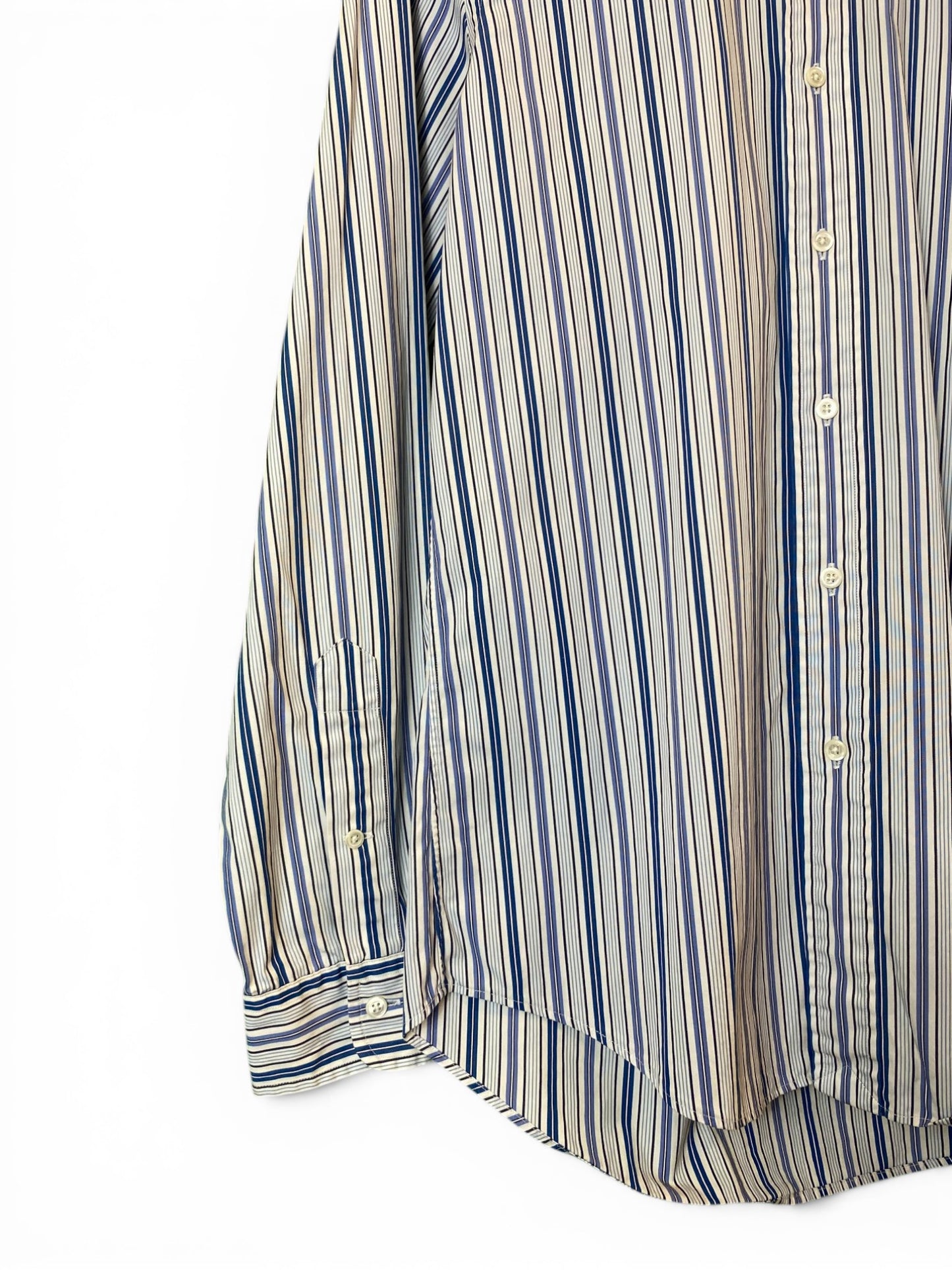 Ralph Lauren Stripy Oxford Shirt - Large