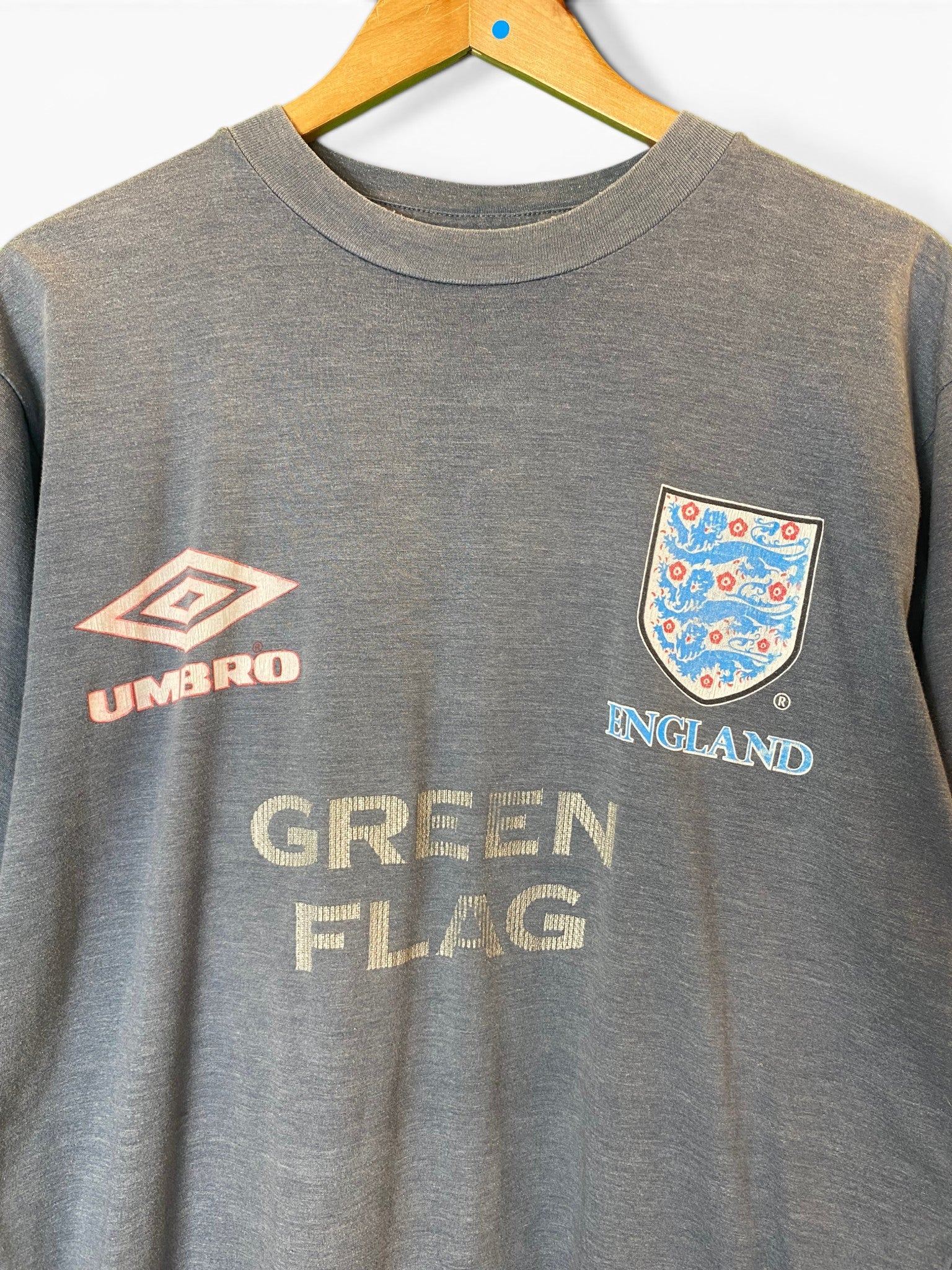 Rare Vintage Umbro England 1996-98 Training Shirt - Medium