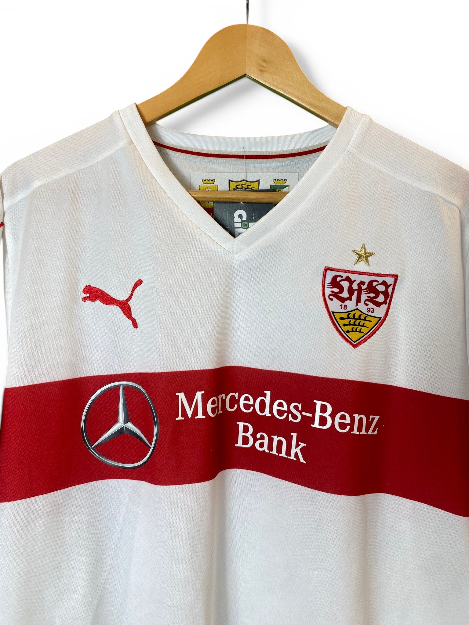 Puma VfB Stuttgart 2016-17 Home Football Shirt - Large