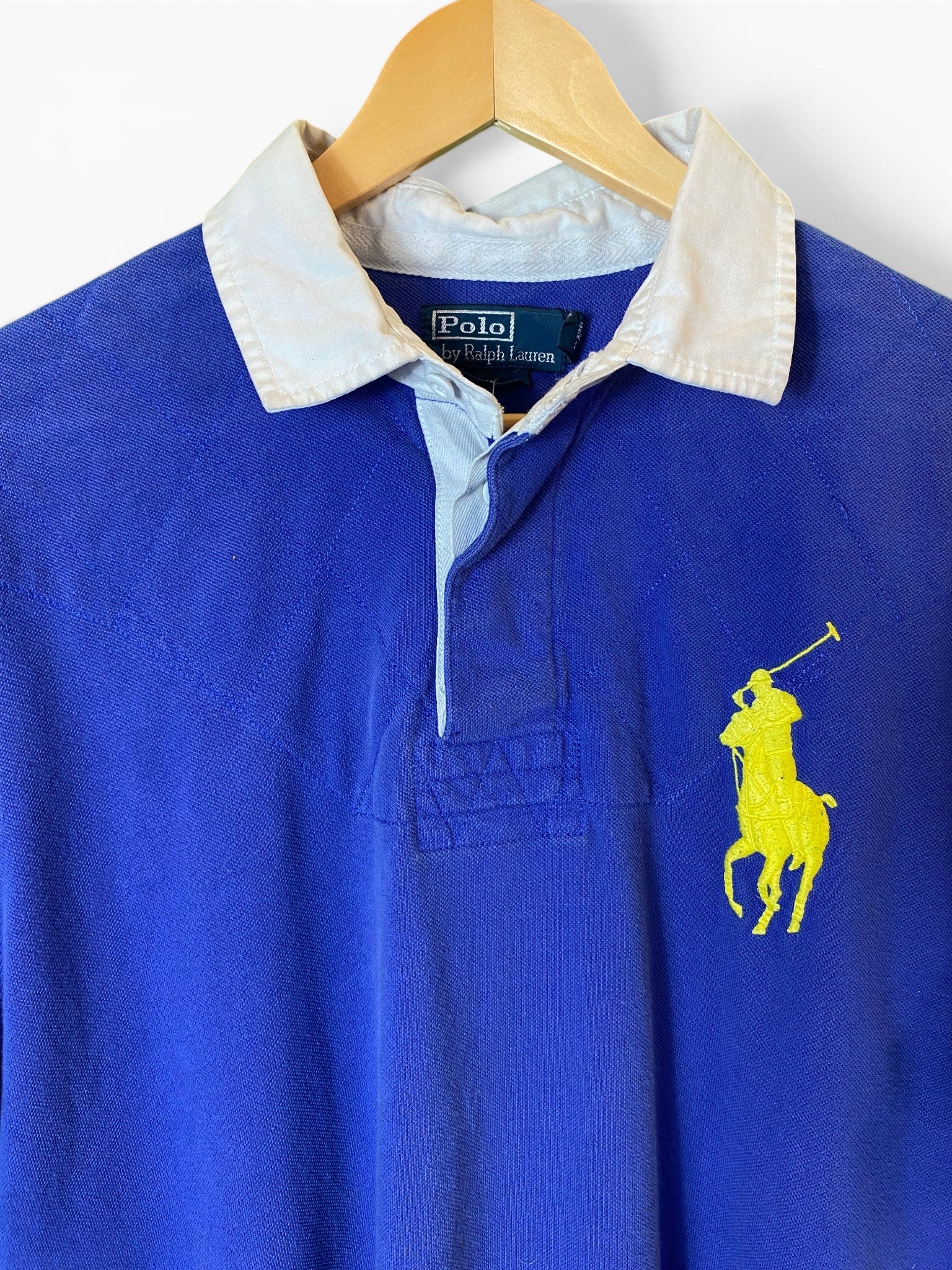 Vintage Ralph Lauren Big Pony Short-Sleeved Rugby Shirt - X-Large