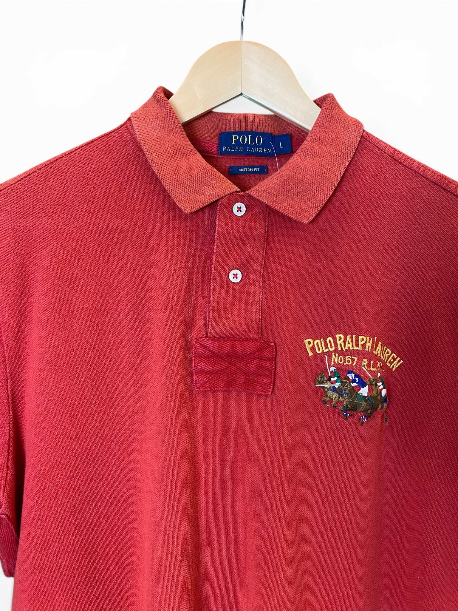 Ralph Lauren Embroidered Large Logo Polo Shirt - Large