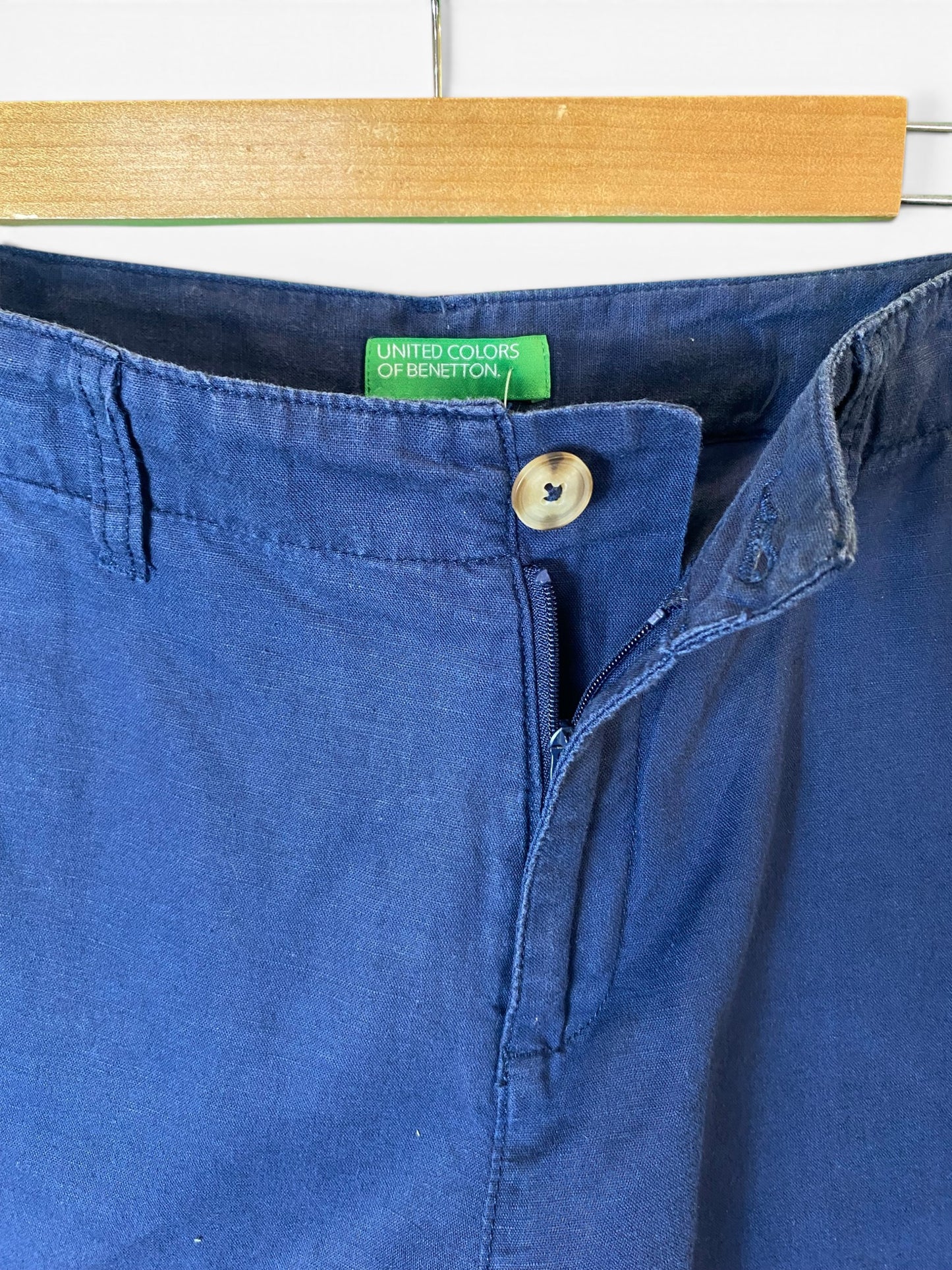 United Colors of Benetton Linen Shorts - W28"