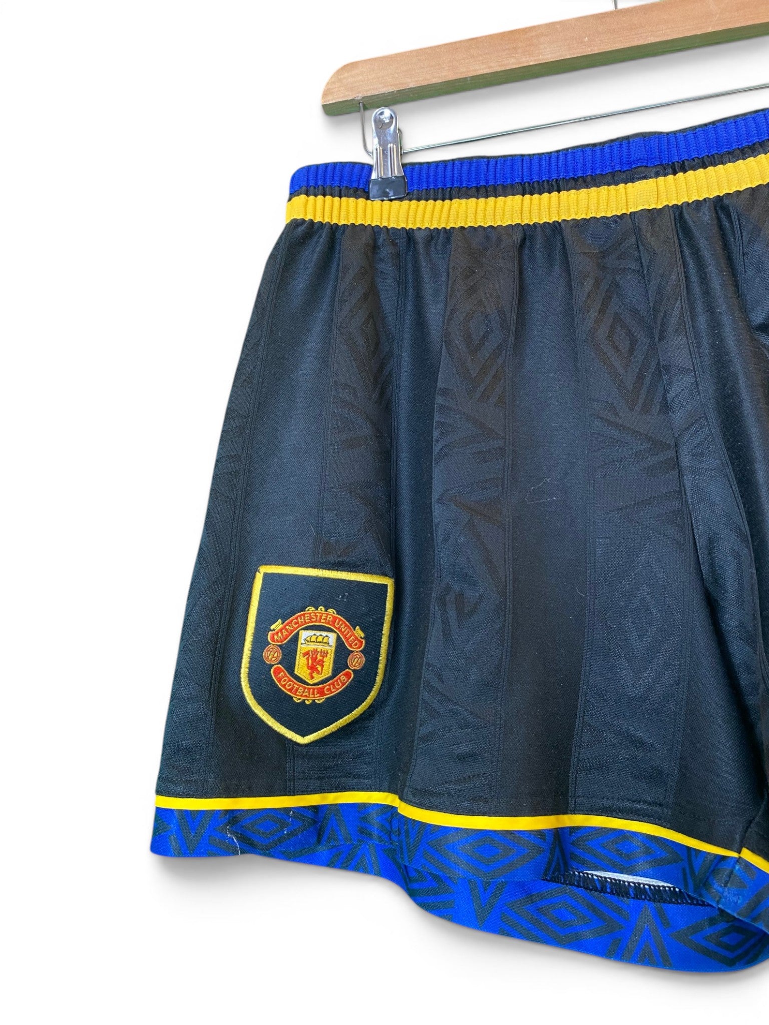 Vintage 1993-95 Manchester United Football Shorts -  Medium