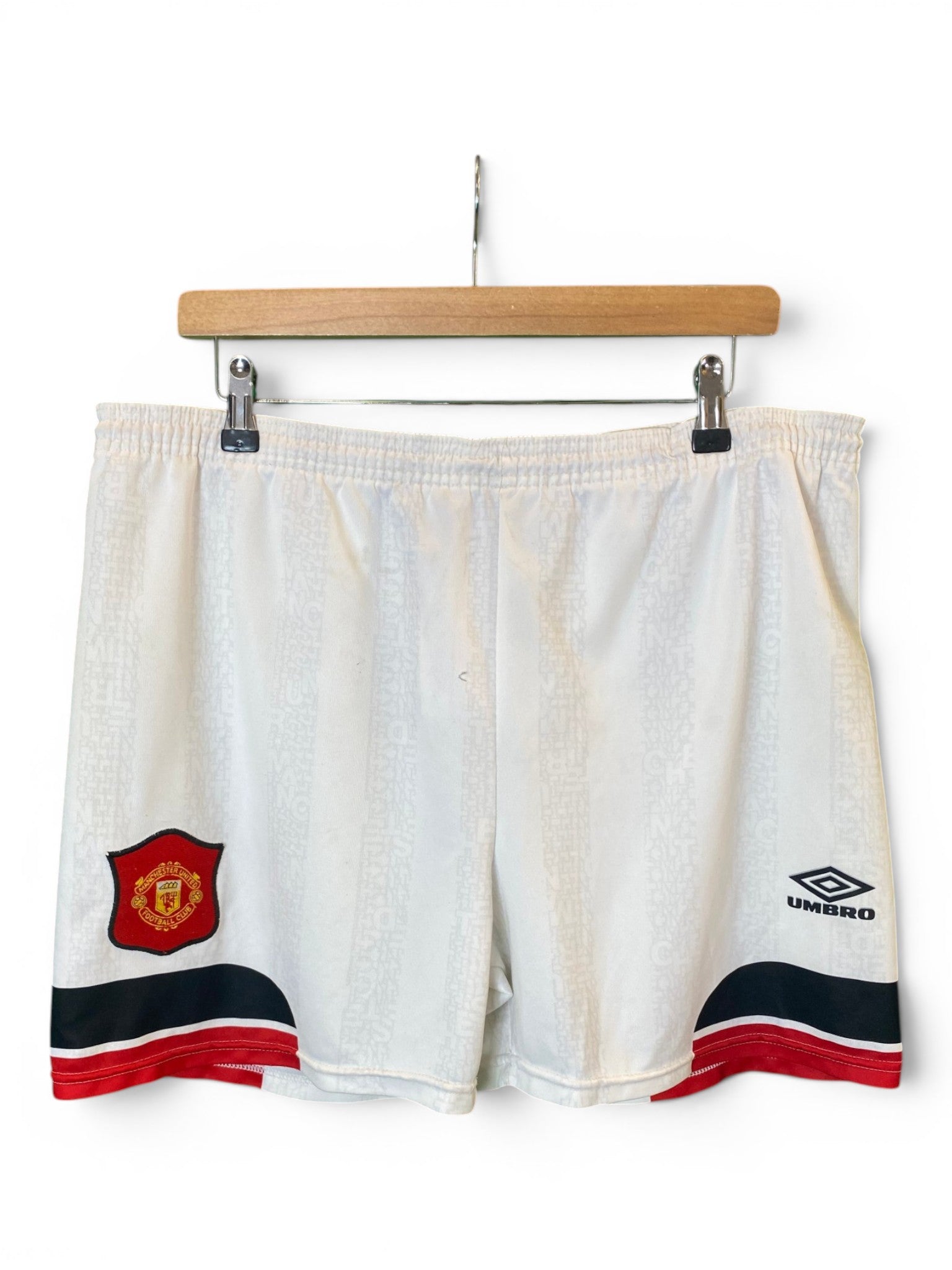 Vintage Manchester United Football Shorts - Large