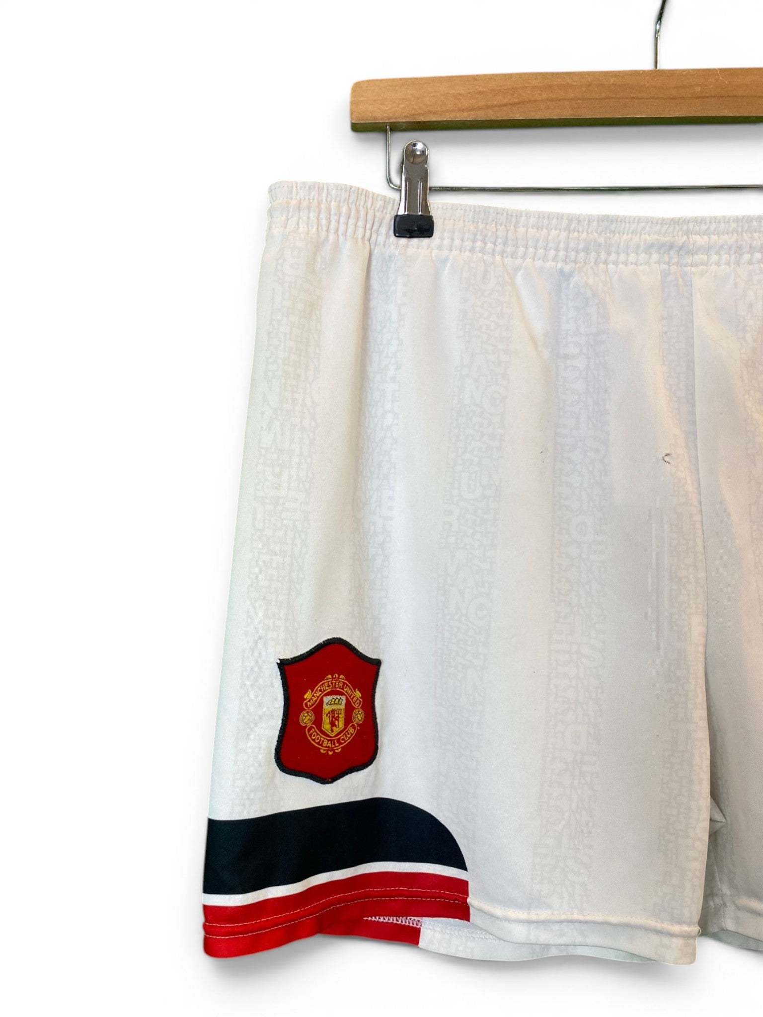 Vintage Manchester United Football Shorts - Large