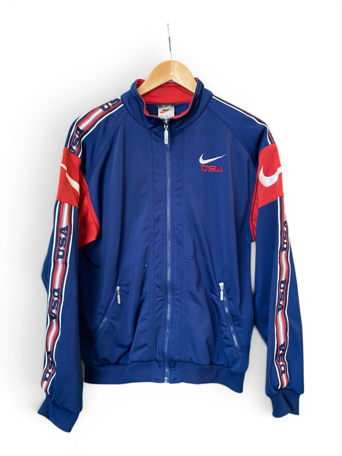 Vintage 1990s Nike USA Track Jacket - Small