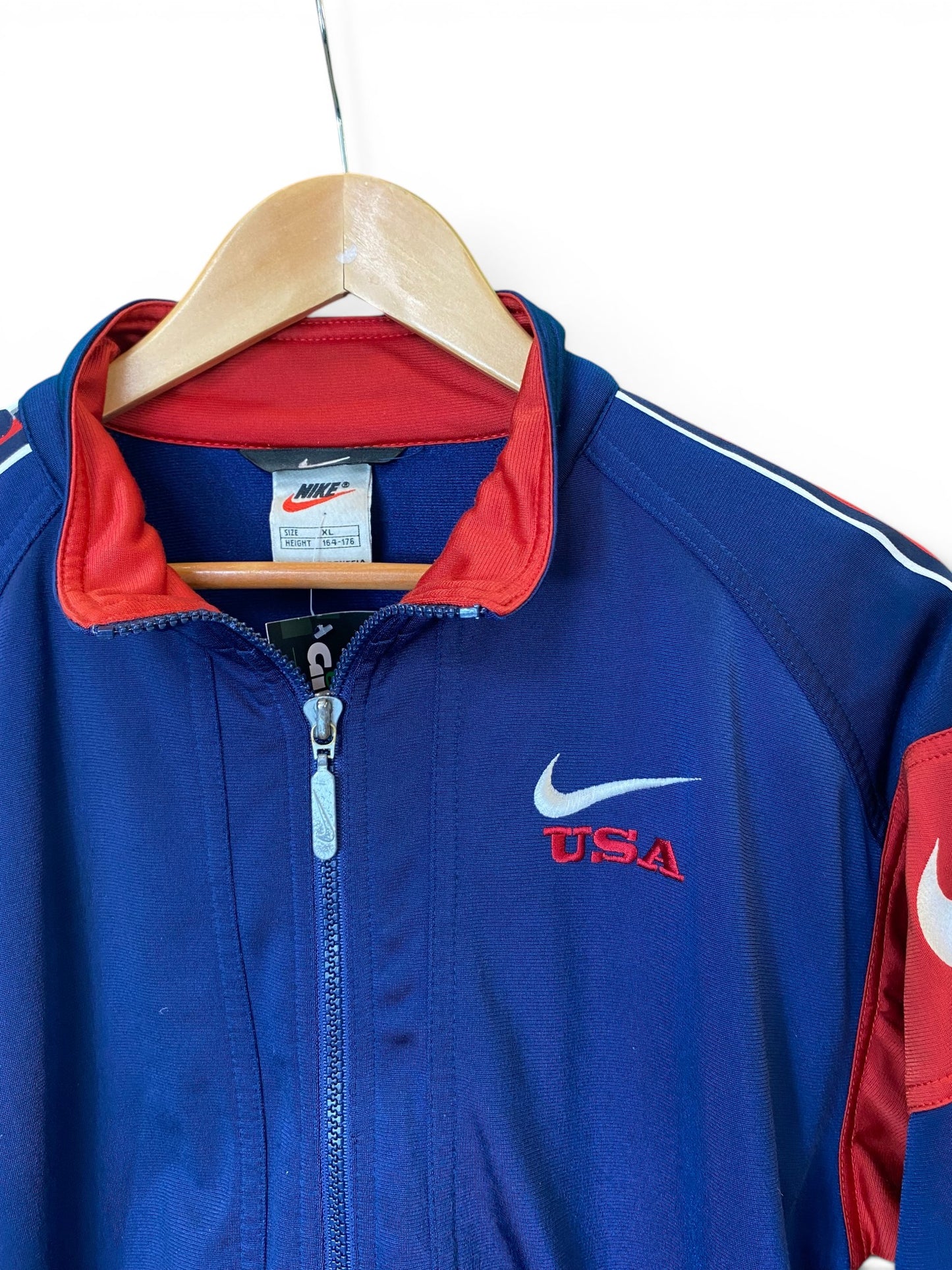 Vintage 1990s Nike USA Track Jacket - Small