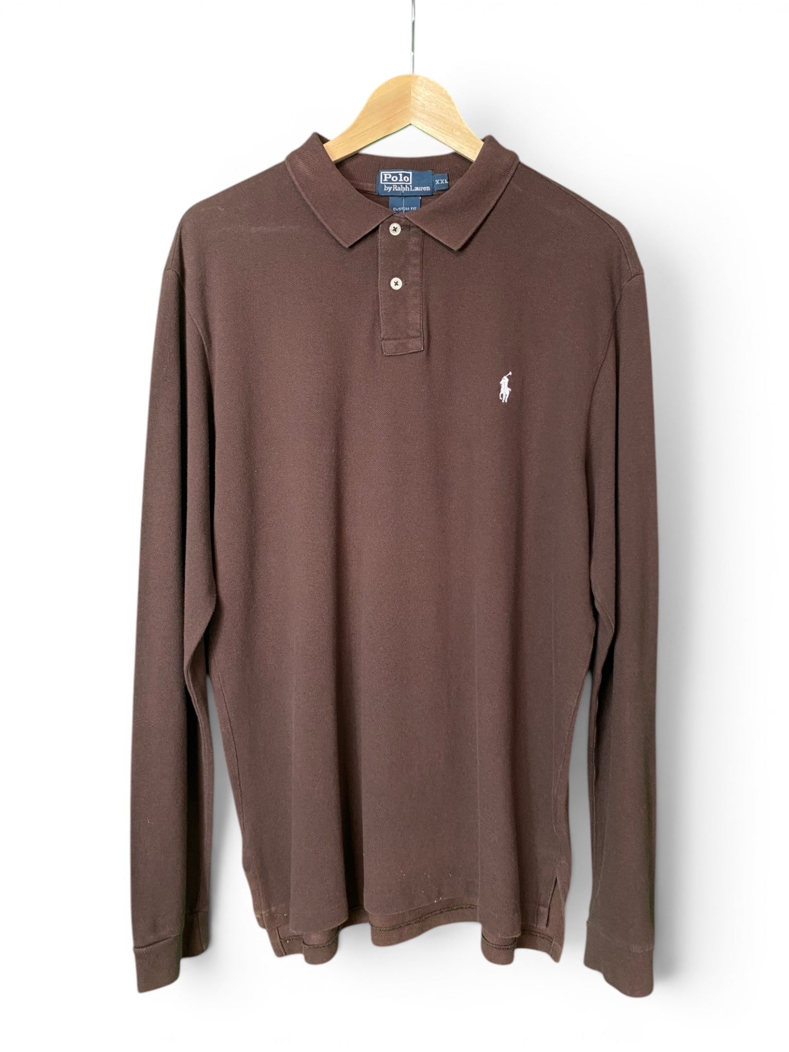 Vintage Ralph Lauren Long Sleeved Polo Shirt - XX-Large