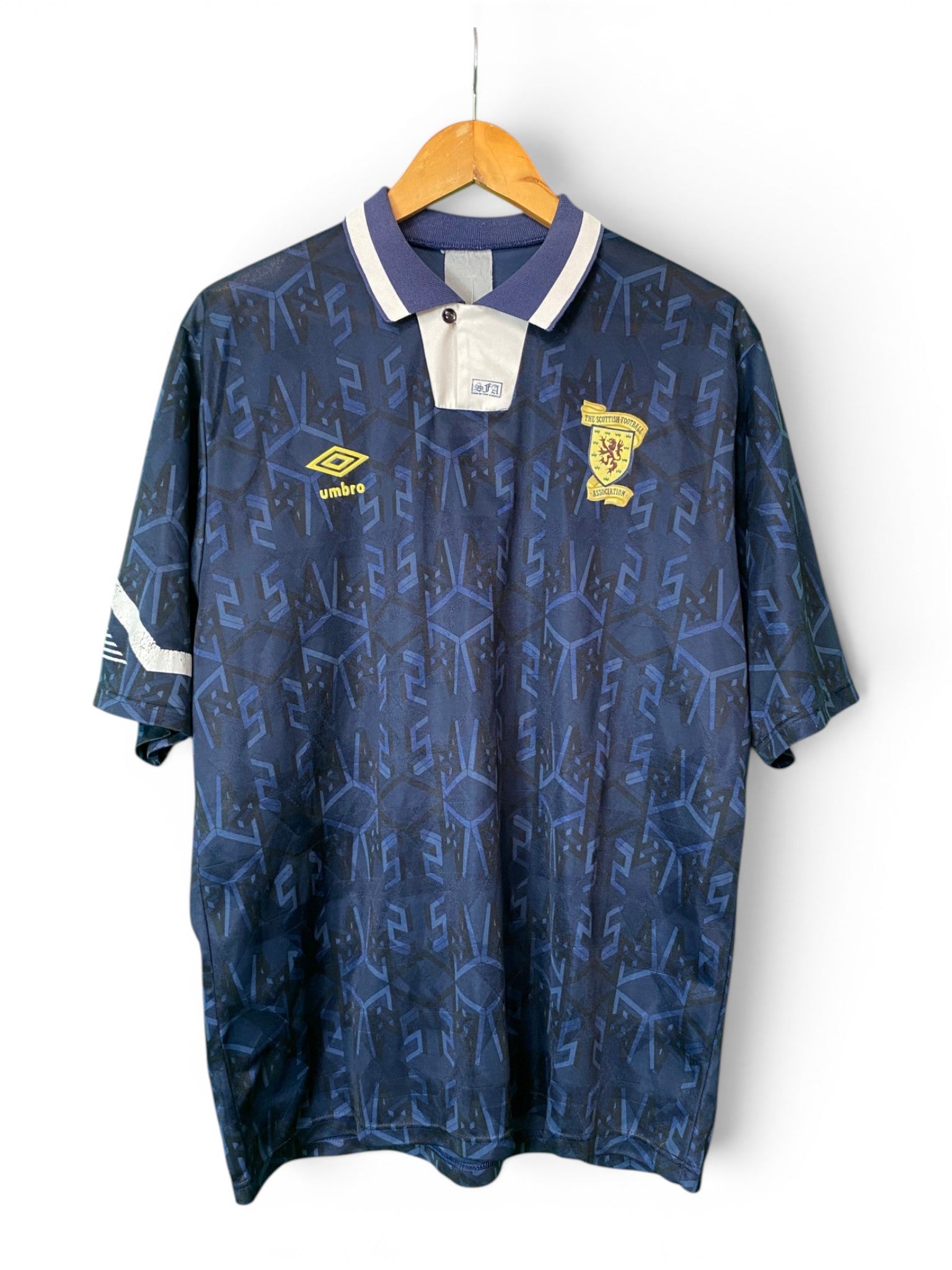 Vintage 1992 Scotland Home Football Shirt - Large