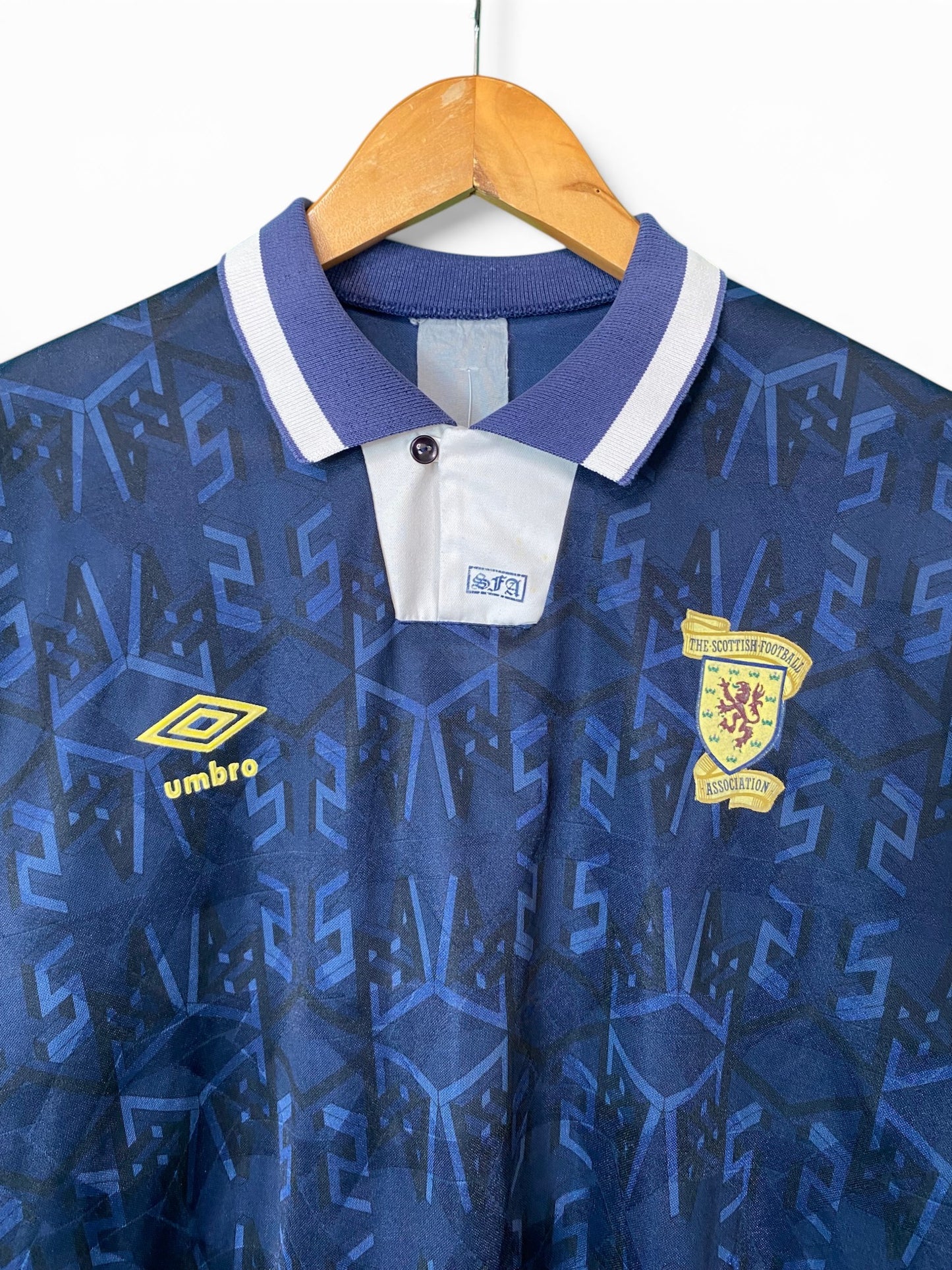 Vintage 1992 Scotland Home Football Shirt - Large