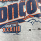 Vintage 1999 Denver Broncos B2B Superbowl Champ T-Shirt - Medium