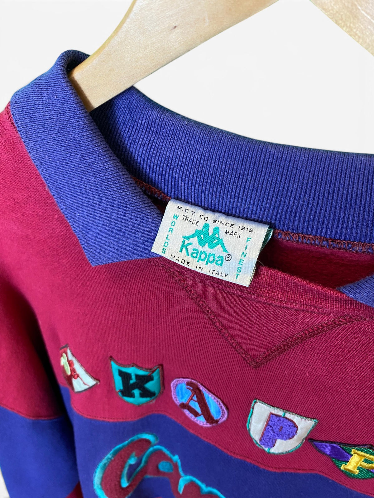 Unique Vintage Kappa Collared Jumper - Large