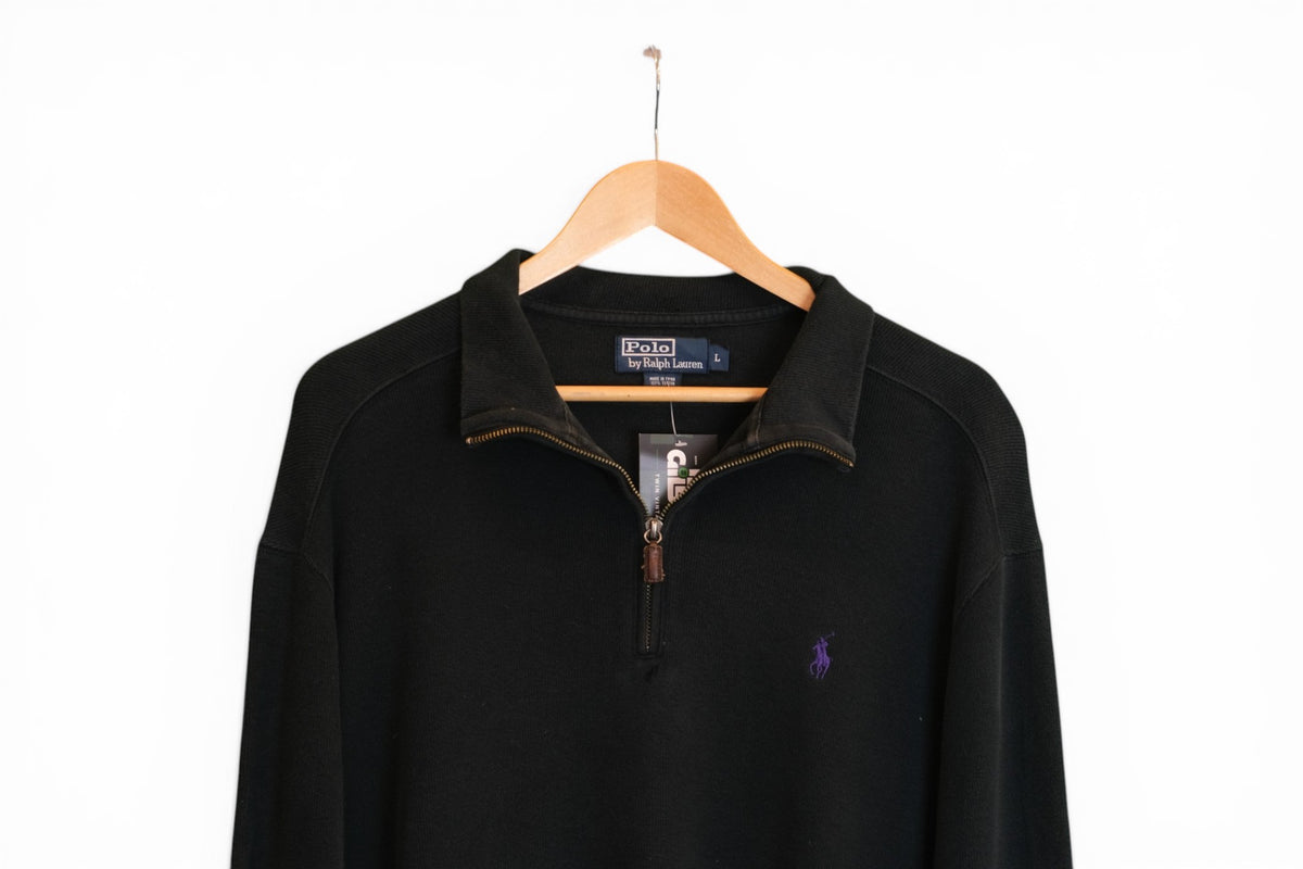 Polo Ralph Lauren Quarter-Zip Jumper - Large