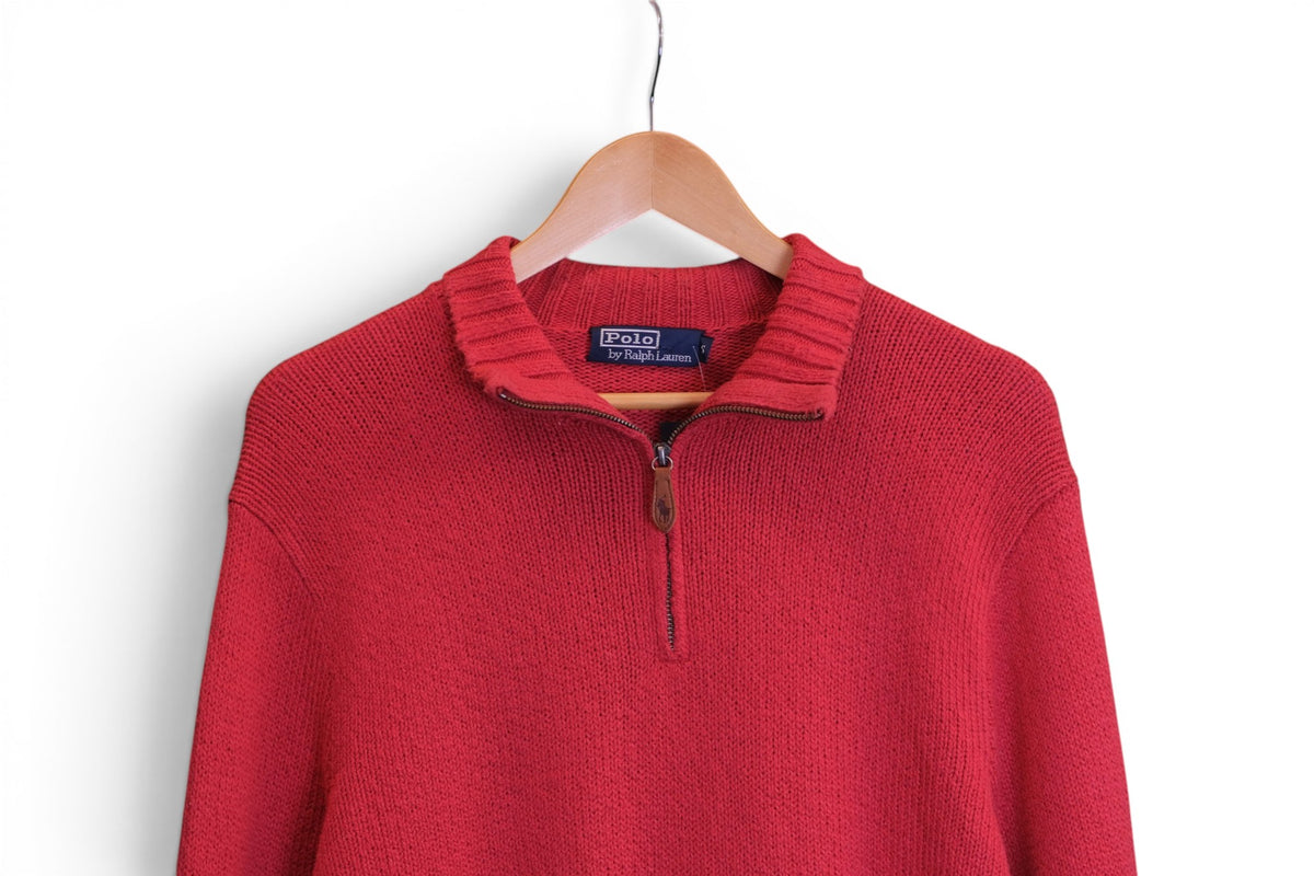 Polo Ralph Lauren Quarter-Zip Knit - Small