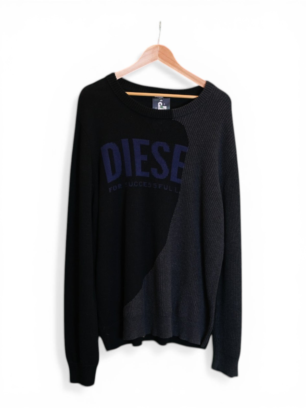 Diesel Spell-Out Knitted Jumper - X-Large