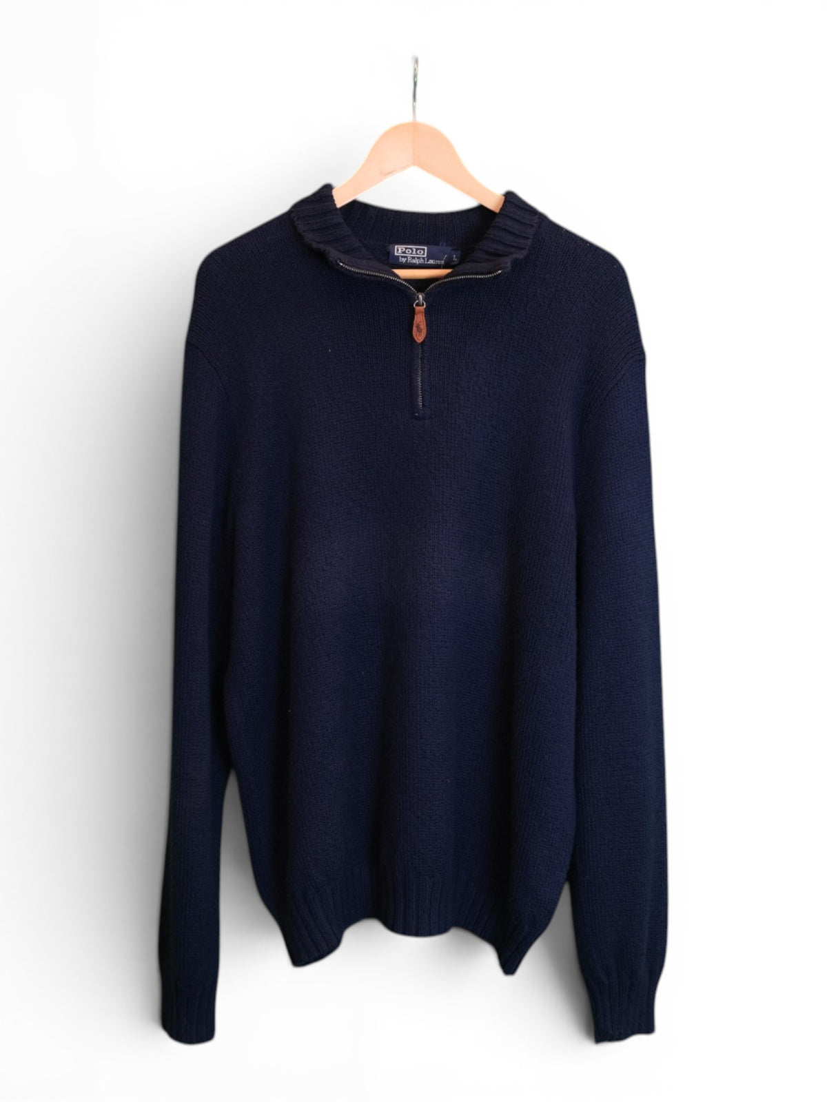 Polo Ralph Lauren Quarter-Zip Knit - Large
