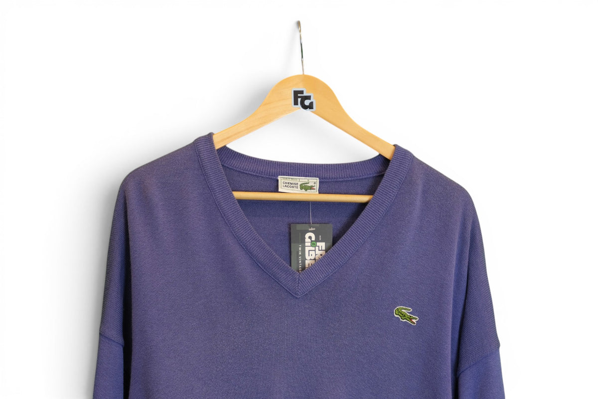 Lacoste V-Neck Sweater - Large