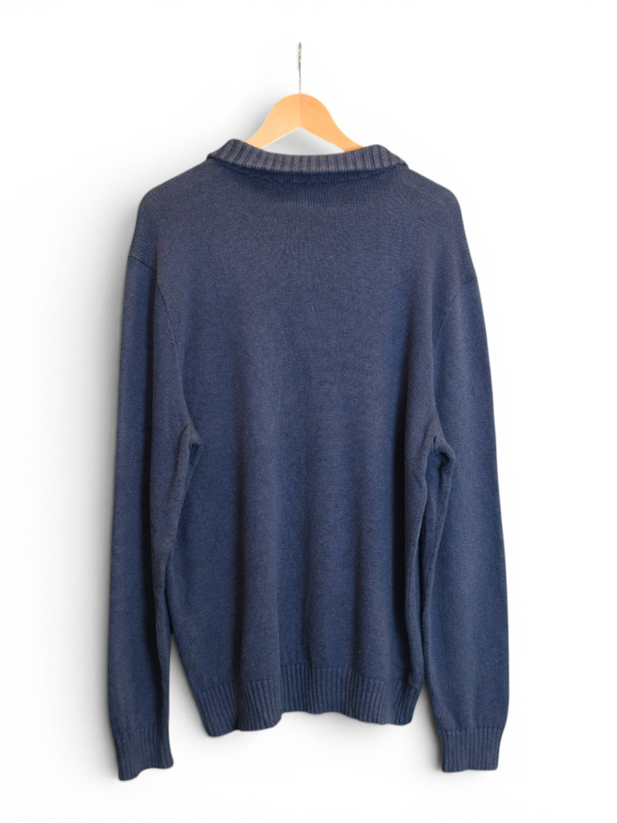 Polo Ralph Lauren Quarter-Zip Knit - X-Large blue / red