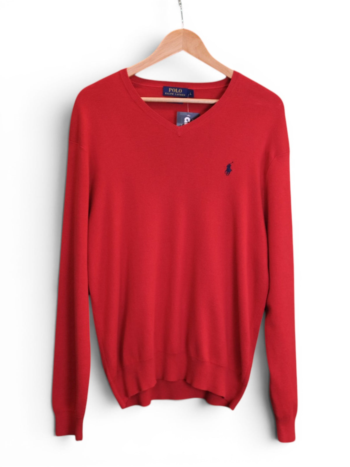 Polo Ralph Lauren V-Neck Sweater - Large