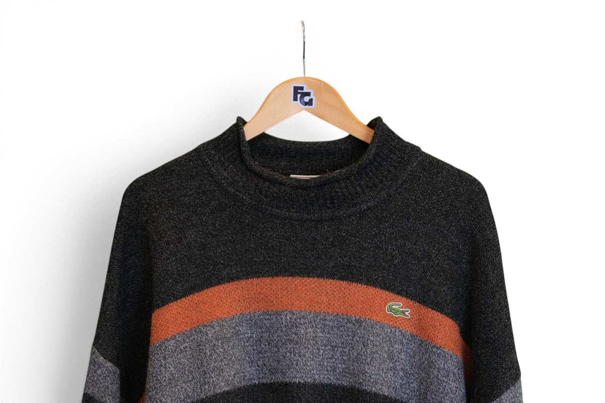 Lacoste Stripy Knitted Sweater - X-Large