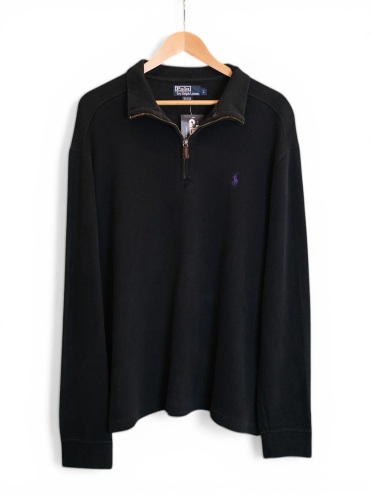 Polo Ralph Lauren Quarter-Zip Jumper - Large