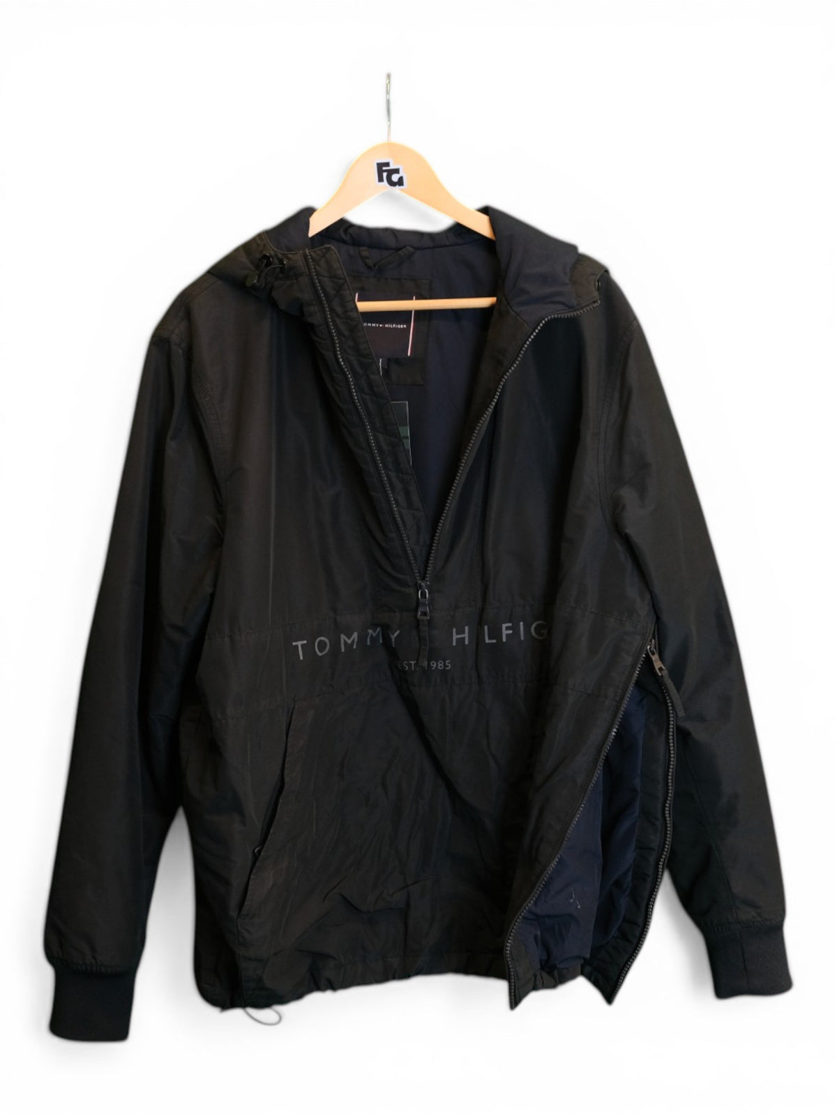 Tommy Hilfiger Quarter-Zip Coat - Large