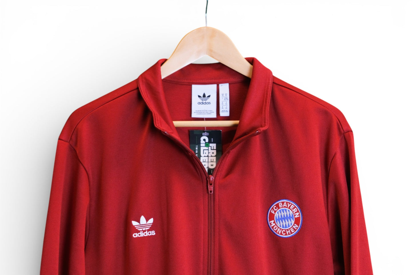Bayern Munich Adidas Track Jacket - X-Large