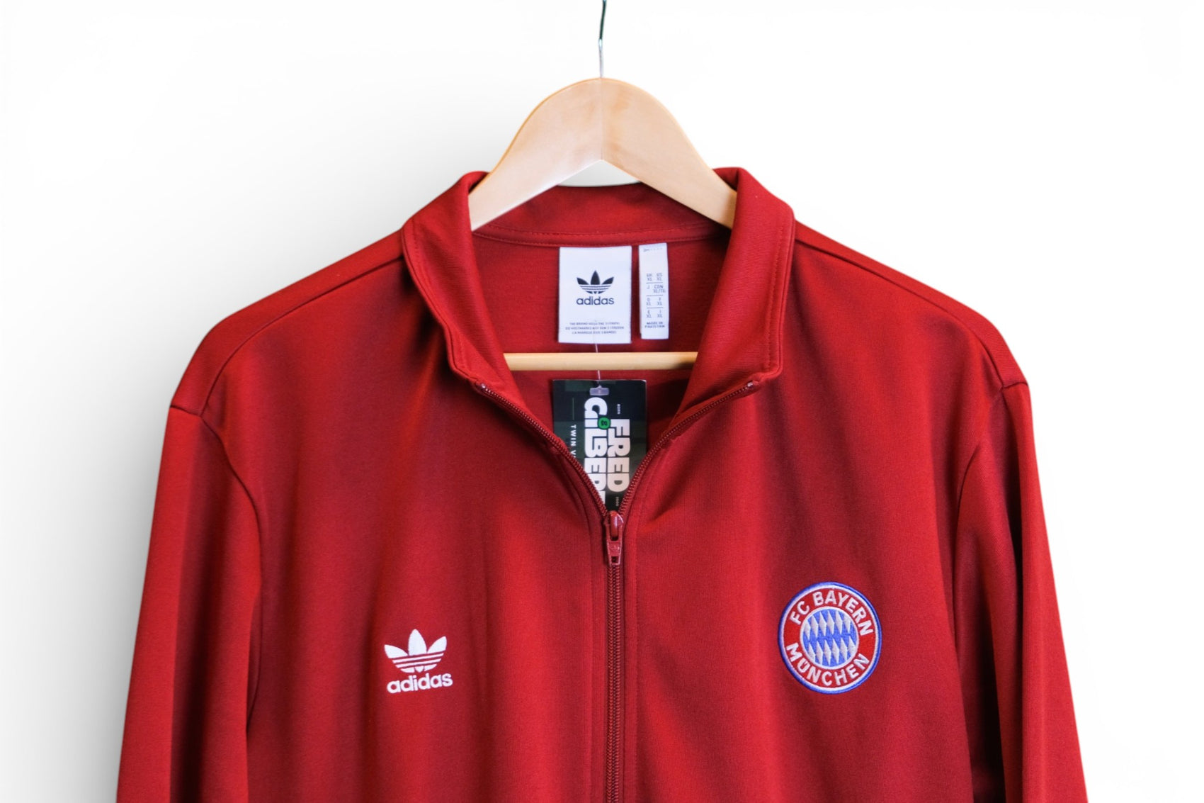 Bayern Munich Adidas Track Jacket - X-Large