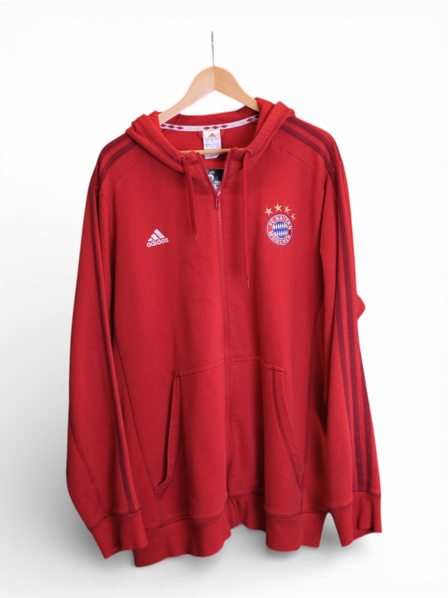 Bayern Munich Adidas Zip-Up Hoodie - XX-Large