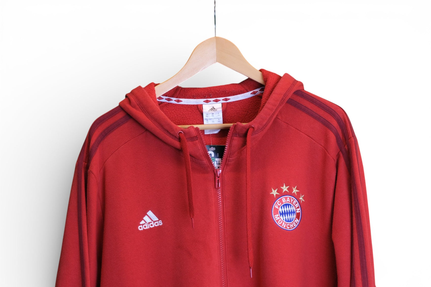 Bayern Munich Adidas Zip-Up Hoodie - XX-Large