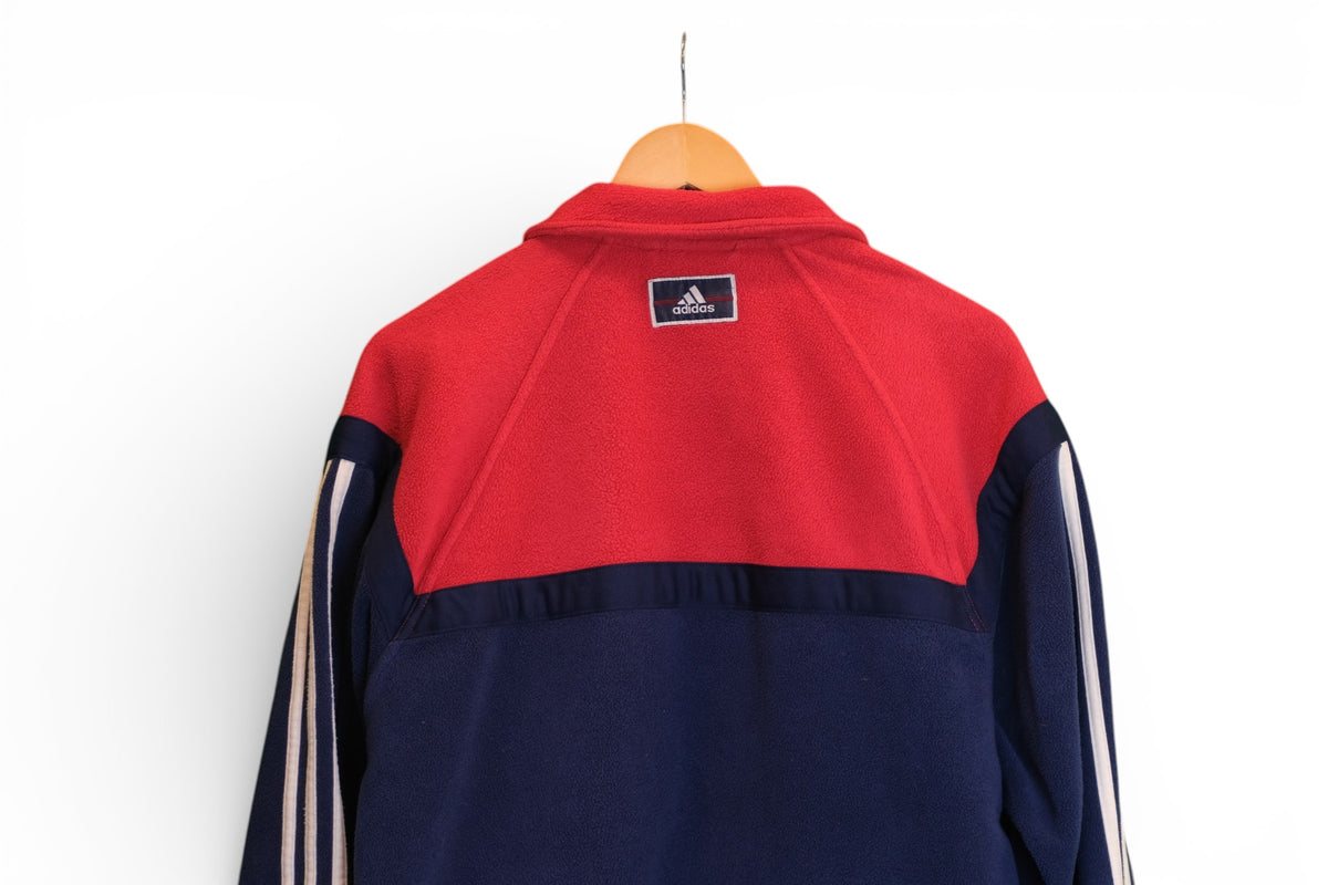 Vintage Adidas Zip-Up Fleece - Large