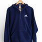 Vintage Adidas Fleece Hoodie - Large