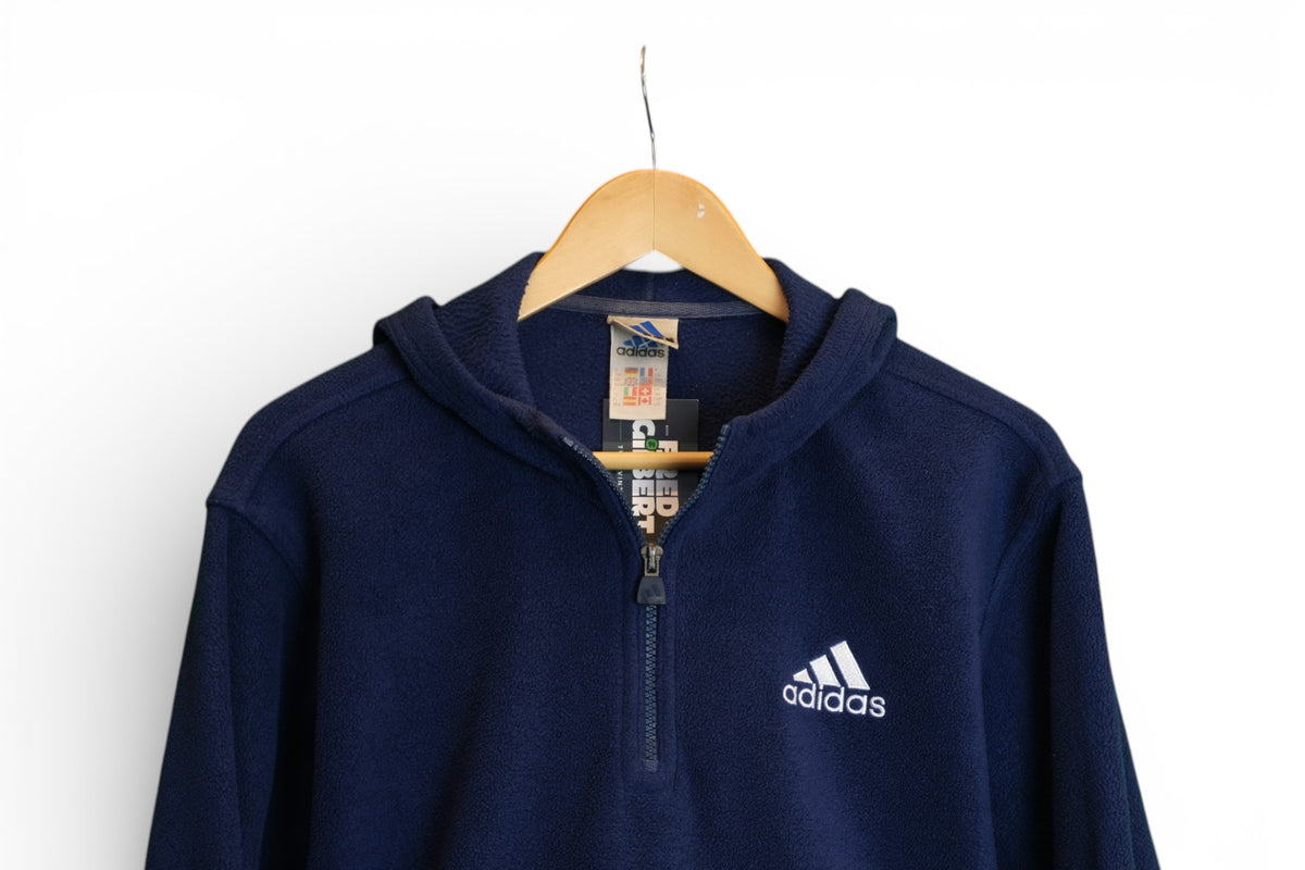Vintage Adidas Fleece Hoodie - Large