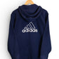 Vintage Adidas Fleece Hoodie - Large